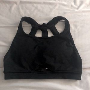 Alphalete Trinity Bra - black Marl